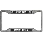 Rico Industries NCAA Virginia Cavaliers Pewter License Plate Frame 12" x 6"