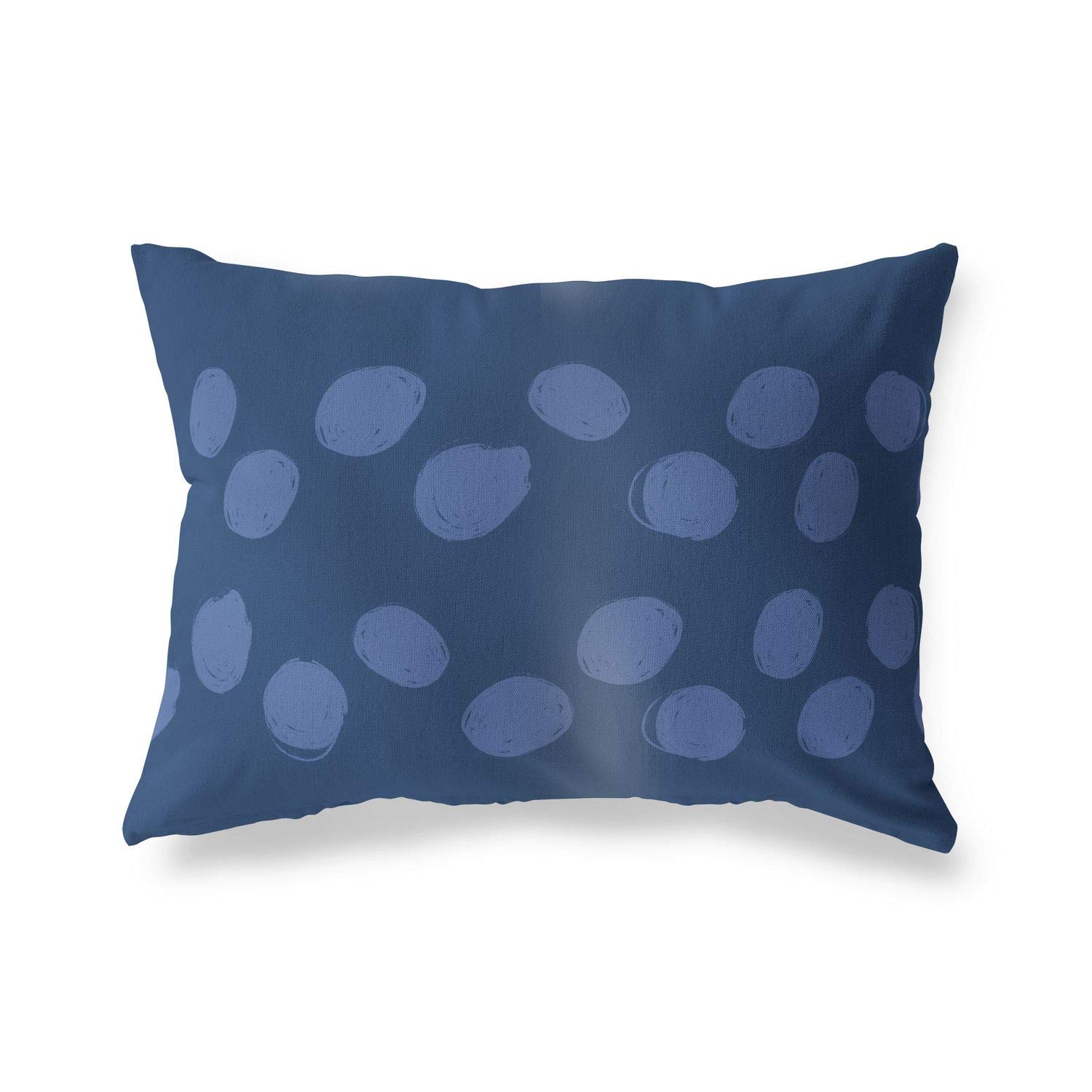 BonaMaison Decorative Cushion Cover, Blue Throw Pillow Covers, Home Decorative Pillowcases for Livingroom, Sofa, Bedroom, Size: 45X60 Cm - Designed and Manufactured in Turkey