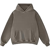 FAIABLE Mens Womens Oversized Acid Wash Hoodie Unisex Heavyweight Fleece Sweatshirt Vintage Cotton Hoodies 2026