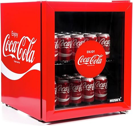 husky coke fridge