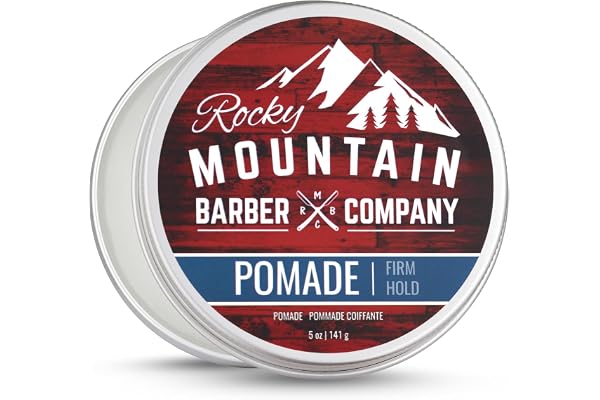 Pomade for Men – Made in Canada - 5 oz Tub Classic Styling Product with Strong Firm Hold for Side Part, Pompadour & Slick Bac