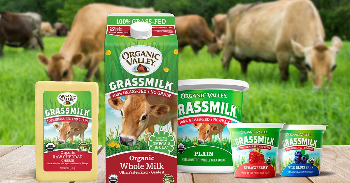 Organic Valley Grassmilk Whole Milk Yogurt, Plain, 24 Ounces ...