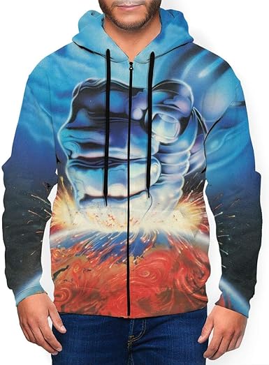 judas priest zip hoodie