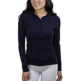 ToBeInStyle Women's Long Sleeve Full Zip-Up Thermal Hoodie