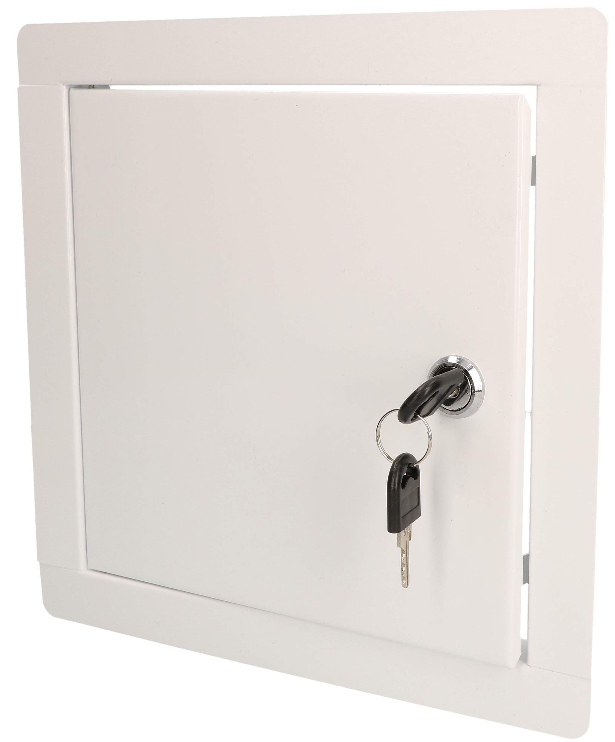 KOTARBAU - Access Panel - White Inspection Door - 20x20 cm - Steel Maintenance Hatch - Tile Door Cover for Inspection Shafts.