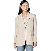 [BLANKNYC] Women's Faux Leather Blazer