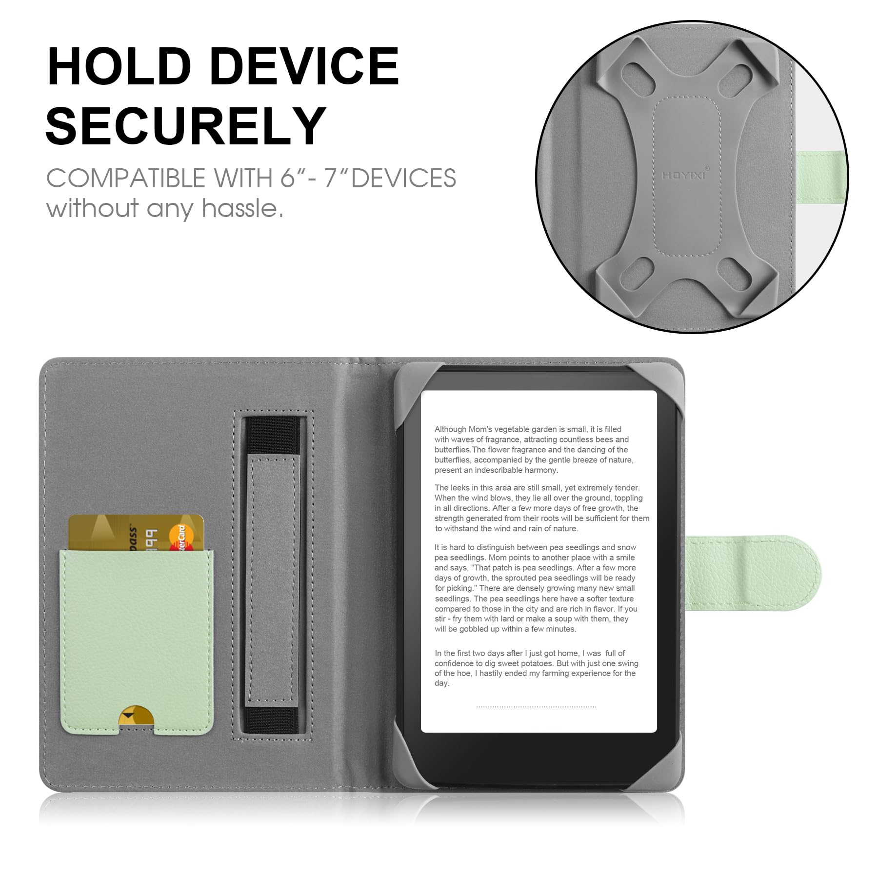 Universal Case for 7 inch Kindle eReader Compatible with 6.8