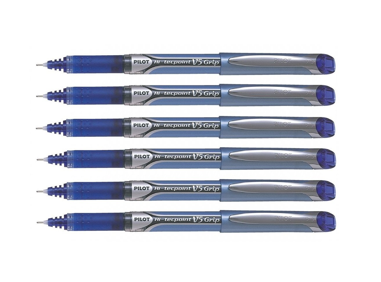 Pilot V5 Liquid Ink Rollerball 0.5 mm Tip (Pack of 6) - Blue — image 1