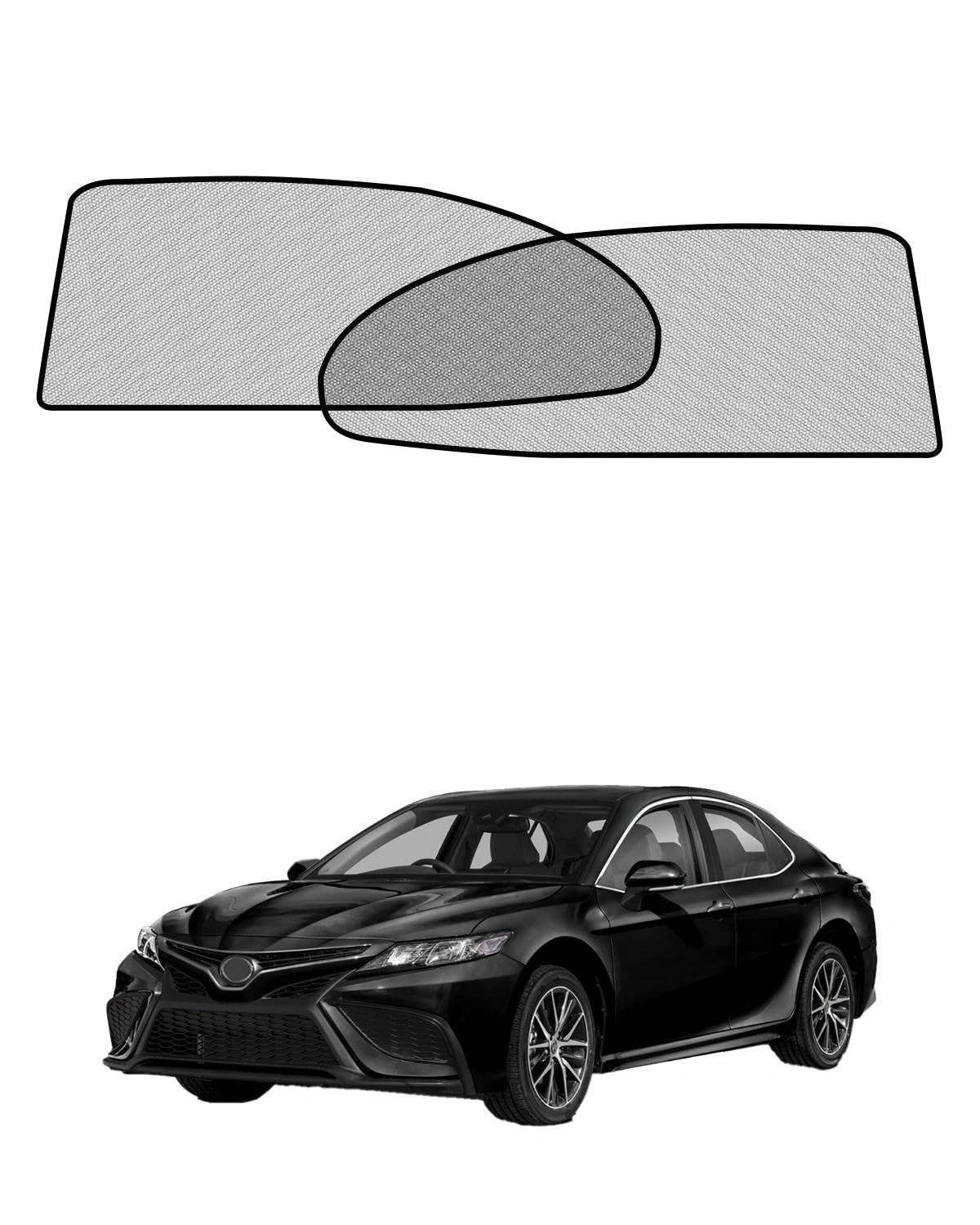 Photo 1 of Car Window Shades for Toyota-Camry(2018-2024),2-Pack Rear Window Sun Shades for Baby – Breathable Mesh, UV & Heat Blocker, Privacy Protection for Camping, Travel, Sleep & Nursing