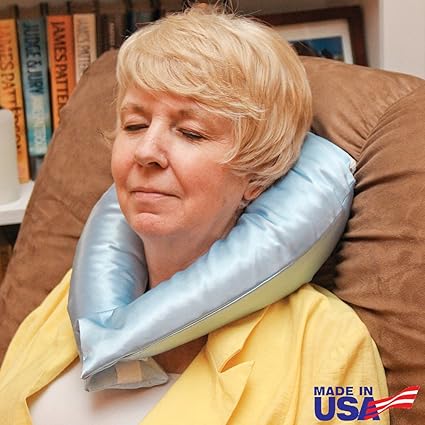 Amazon Com Crescent Satin Neck Pillow Health Personal Care