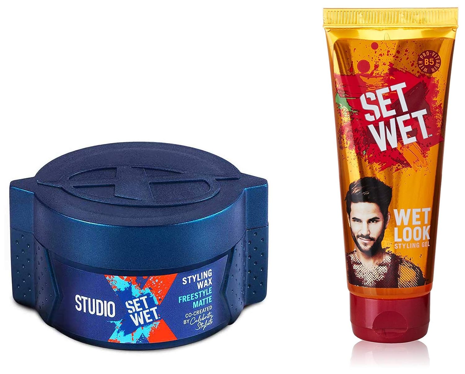 Buy Set Wet Studio X Hair Styling Wax For Men Freestyle Matte 70
