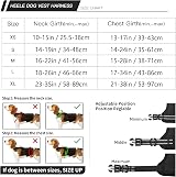 HEELE No-Pull Dog Harness Floral Black XS Release Neck Front Back Clips view 2
