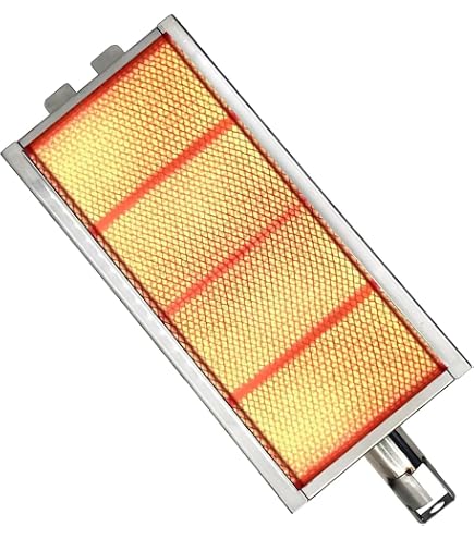 🔥 Quemador Infrarrojo De Cerámica Para Barbacoa De Gas - 44x9.5cm, Portátil Y Eficiente Para Catering Y Eventos