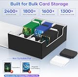 Mlikero Card Deck Case 1800+ Sleeved Cards Magnetic Closure MTG Sport Boxes view 2