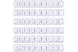 Outus 100 Pack Clear Disposable Ear Covers Plastic Waterproof Ear Protectors for Shower, Hair Dye, Bathing