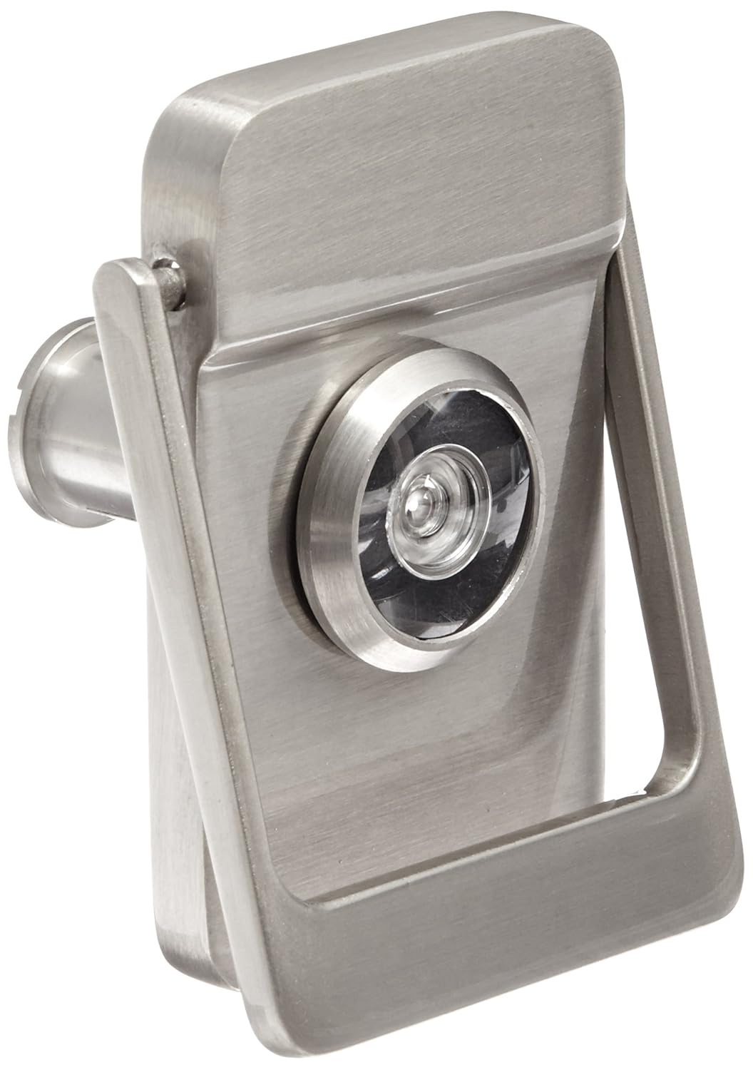 Rockwood 614V.15 Brass Door Knocker with Door Viewer, 21/8" Width x 3