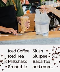 100 Pack 20 oz Clear Plastic Cups with