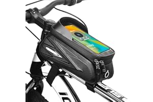 COTOUXKER Bike Frame Bag, Mountain Bike Phone Holder Bag for Road and Mountain Bikes Cycling Storage Bags