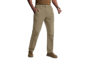 Libin Mens Hiking Pants Lightweight Tactical Cargo Pants Quick Dry Water Resistant Stretchy Straight Leg Travel Trousers