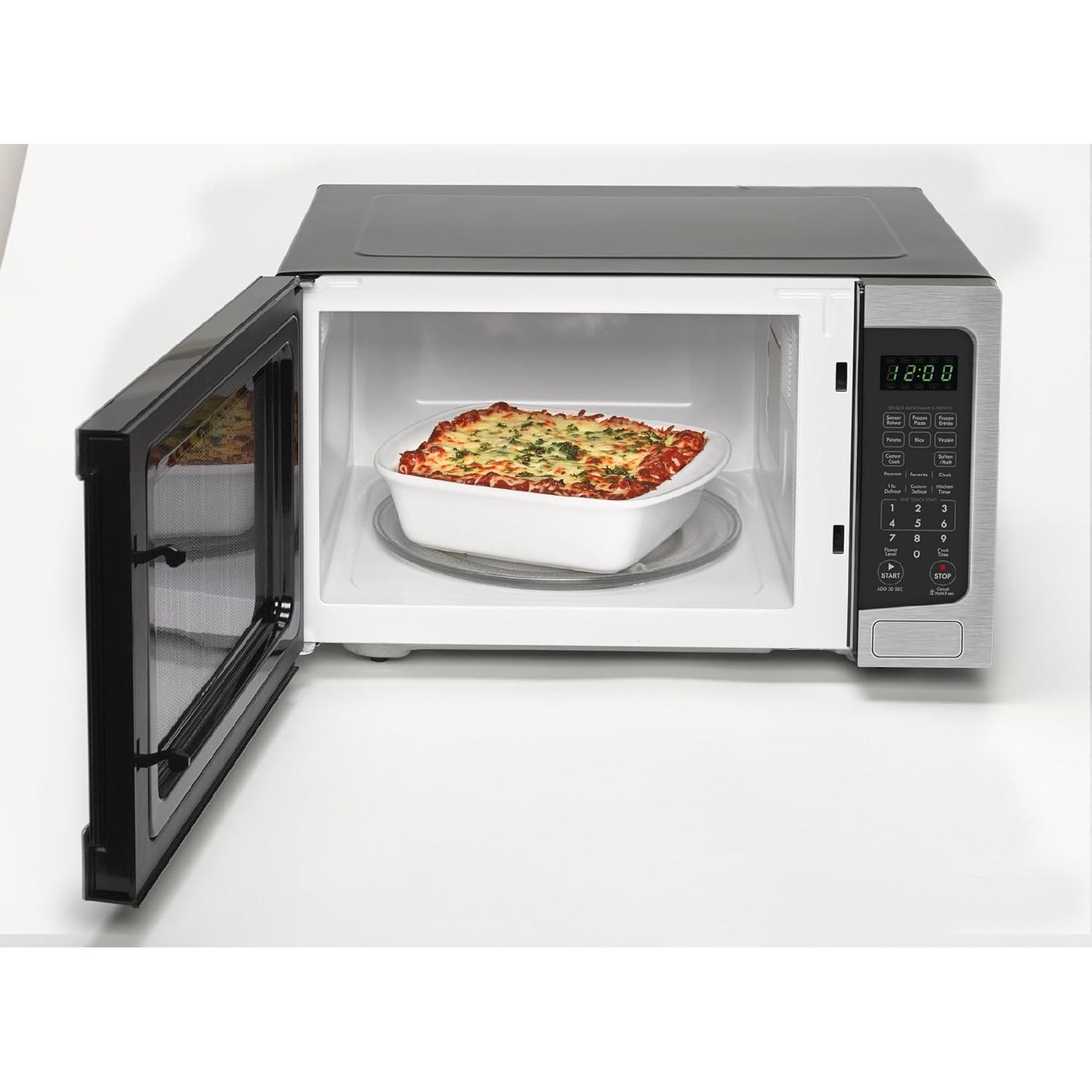 Amazon Com Kenmore 1 6 Cu Ft Countertop Microwave Stainless