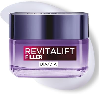 L'oréal paris revitalizing anti-aging revitalift filler, antirrugas e volume filling day cream, com ácido hialurônico concentrado, acabamento não oleoso, 50 ml
