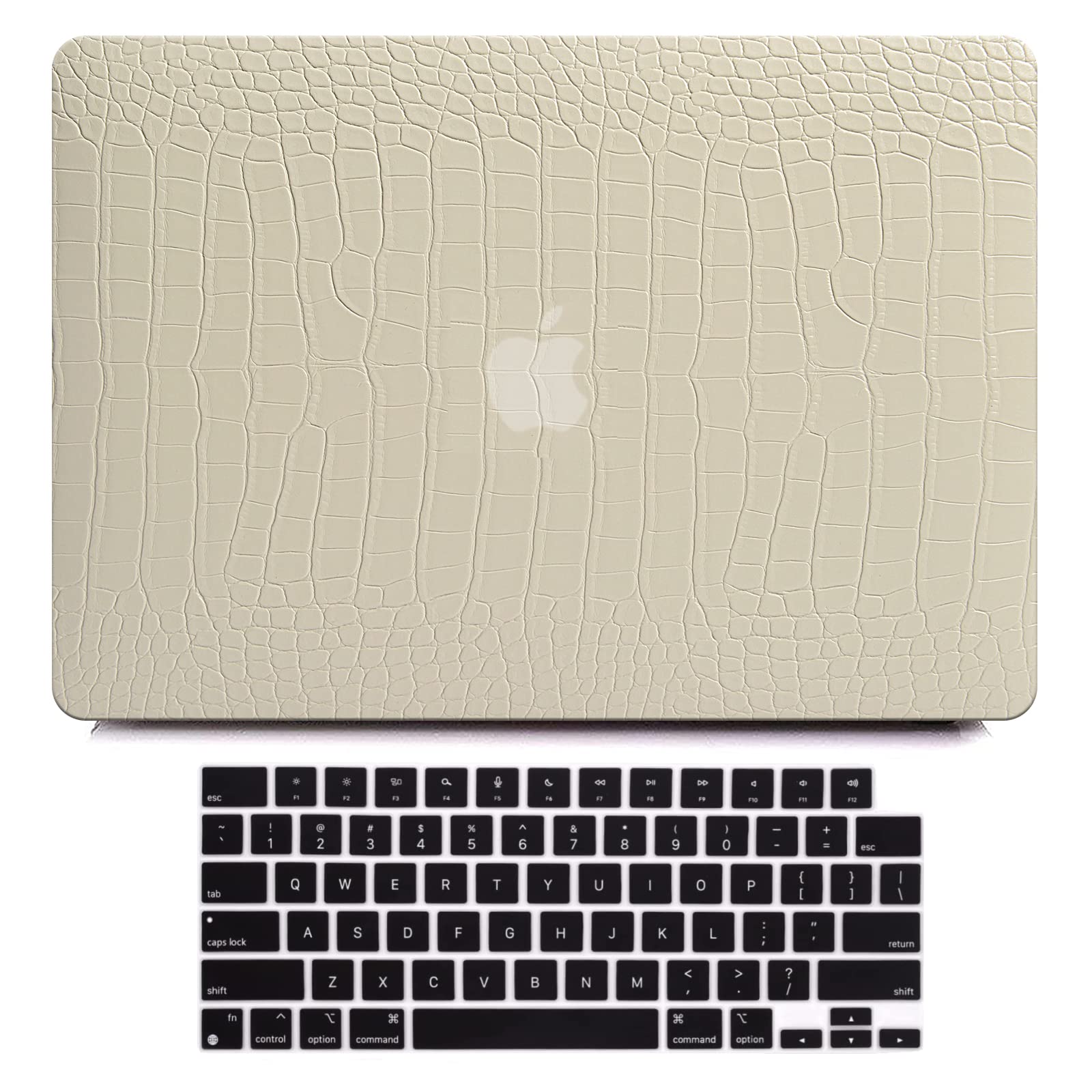 TYTX Custodia Macbook Nuovo Air 13.6 Pollici M2 A2681 con Touch ID 2022 Pubblicazione, Custodia in Pelle Protettiva Libro Cover Compatibile per Macbook Air 13.6 Pollici, Marrone Scuro