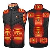 joyvio Electric Heated Vest for Men: Lightweight Heated Jacket - Windproof Winter Warming Heating Vest for Outdoor Hunting