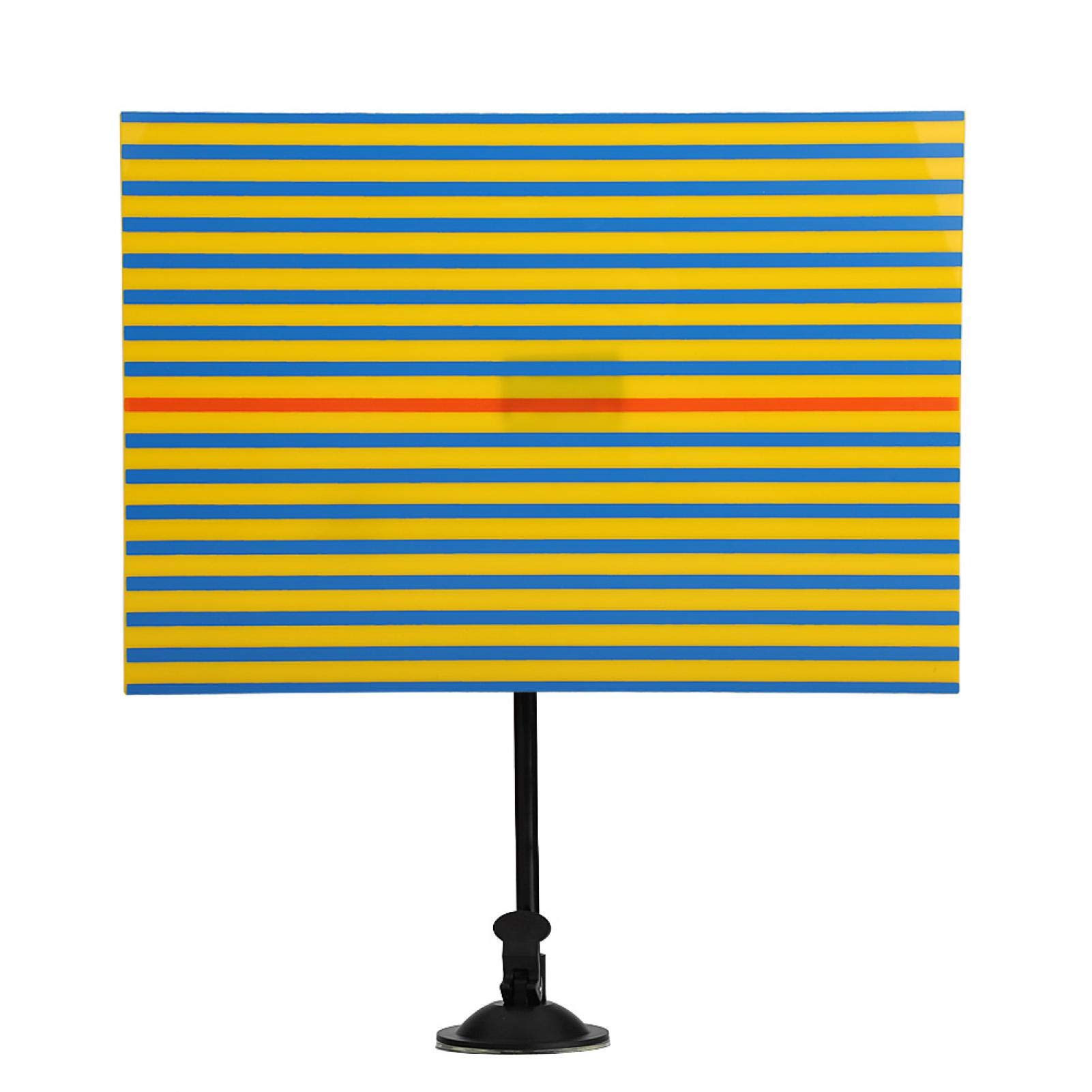 Qiilu Paintless Dent Repair Removal Tool Paintless Dent Repair Checking Reflector Line Board Yellow and Blue Color