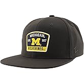 Michigan Wolverines NCAA Officially Licensed Hat Flat Snapback Z11 Switchback Charcoal