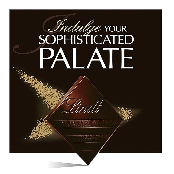 LINDT EXCELLENCE 90% COCOA DARK CHOCOLATE BAR, DARK CHOCOLATE CANDY, 3.5 OUNCE