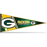 Rico Industries NFL Football Primary 12" x 30" Felt Wall Décor Pennant - Great for Home/Bed Room/Man Cave Décor