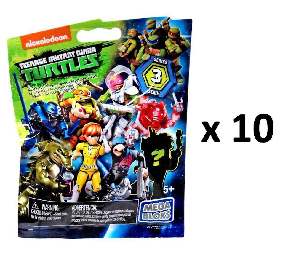 Party Supplies Pack of 10 Teenage Mutant Ninja Turtles Mega Bloks