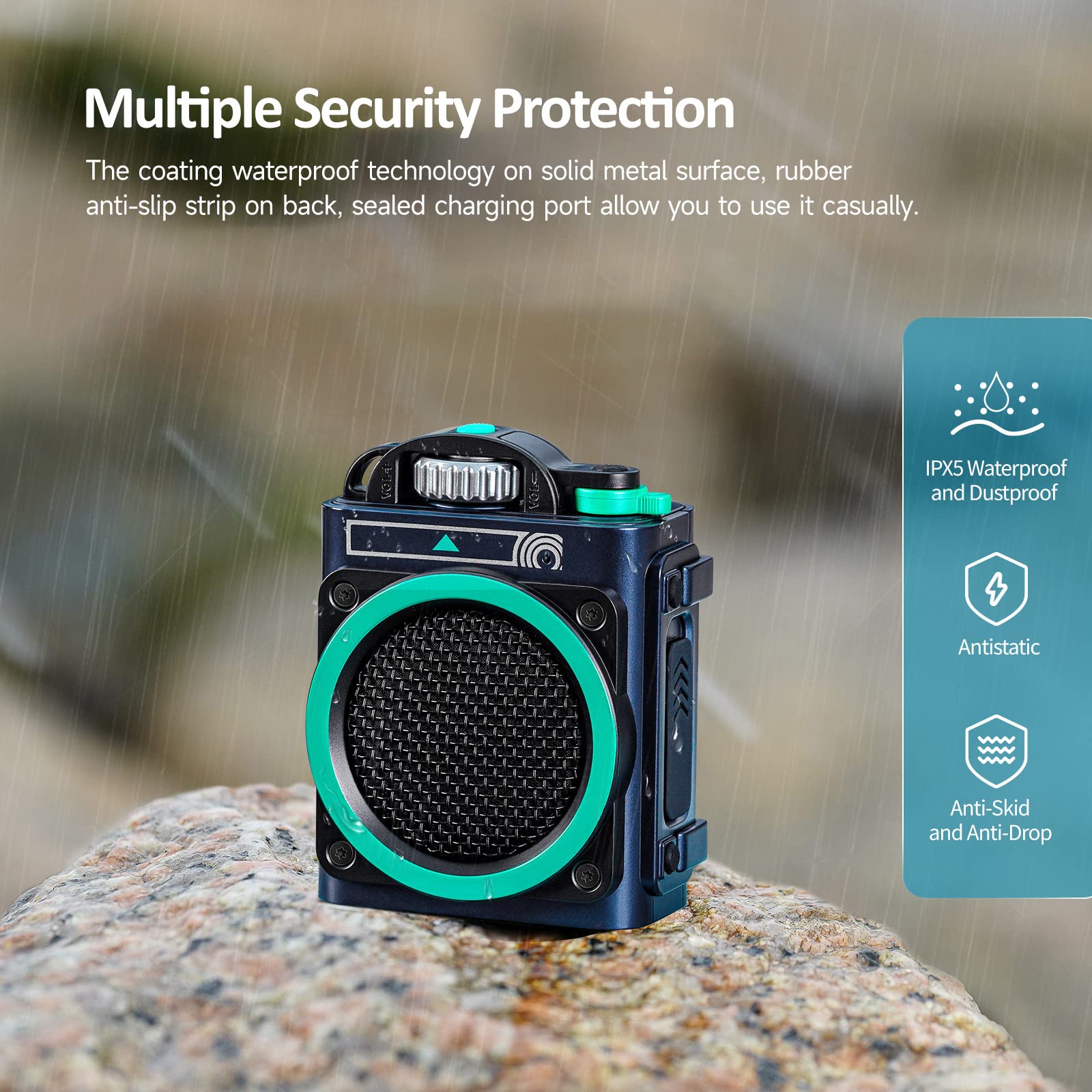 Mua Muzen Bluetooth Speakers, Wild GO Mini Speaker, Portable IPX5 ...