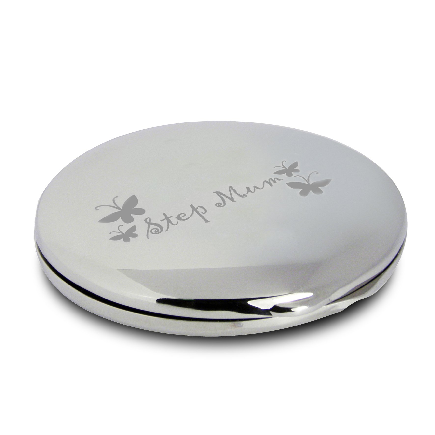 Step Mum Round Compact. Ideal gifts and presents for weddings, Christenings, Birthdays, Christmas etc…