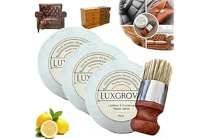 COOLUDER Luxgrove Leather Salve, Luxgrove, Lux Grove Leather Repair, Luxgrove Leather Salve& Brush Set, Household Furniture Salve for Leather,Leather Repair Cream for Sofa,Car Seats (3pcs)