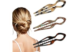 CHAOBANG Prestige Hair Pins Lialys for Women Fine Thin Hair,Lialysoff Hair Pin,Updo Bun, Hair Accessory，New Upgrade，Elegant F