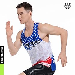 Sanken Men's Seamless Running Tank Tops Ultra