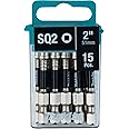 Makita E-01052 Impact XPS™ #2 Square 2" Power Bit, 15/pk