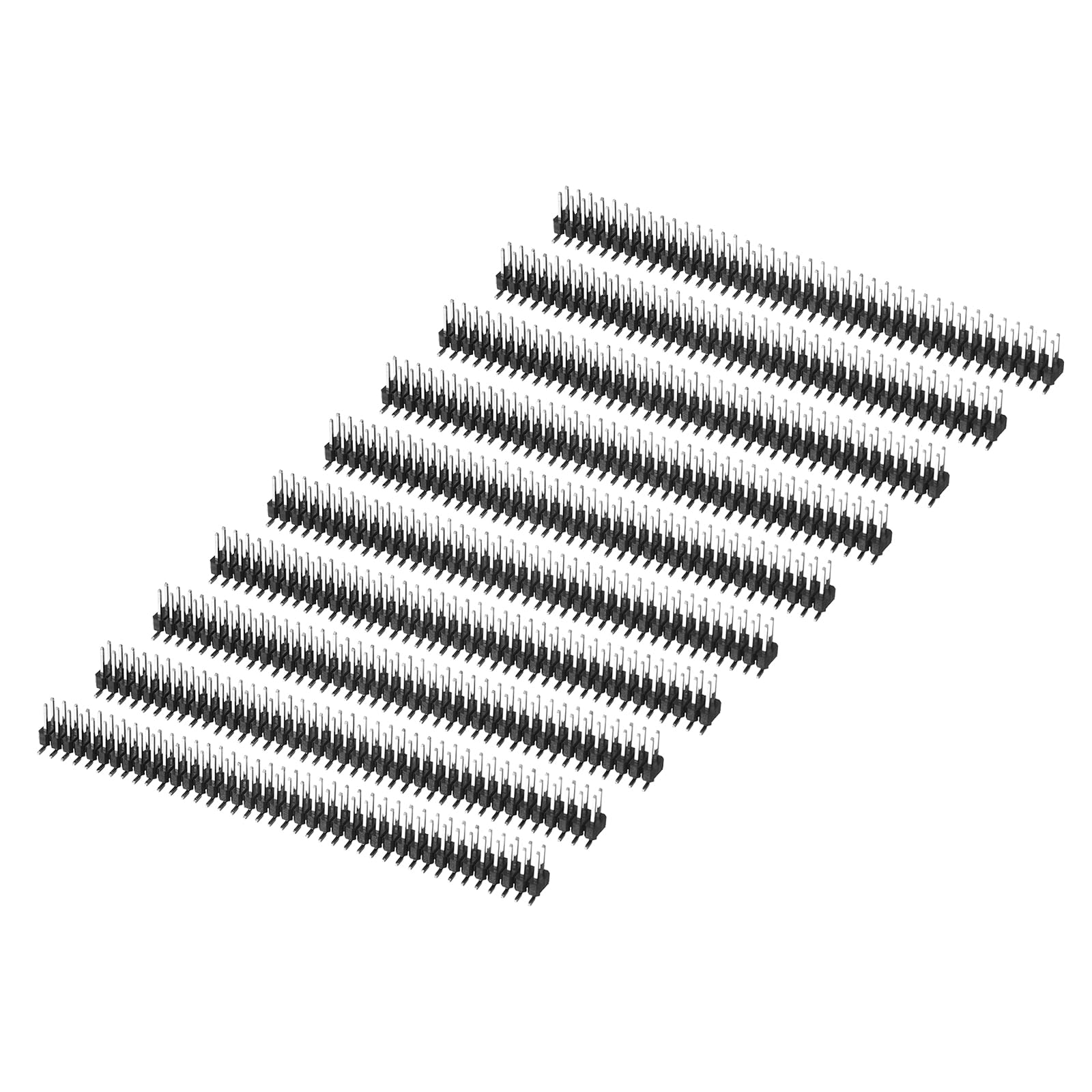 PATIKIL SMT Pin Header Double Row 40P 2.54mm Pitch Copper Plated for PCB Pack of 10