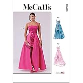 McCall's M8450AA Misses' Special Occasion Dress, Jumpsuit and Overskirt Sewing Pattern Packet, Design Code M8450, Sizes 10-12-14-16-18
