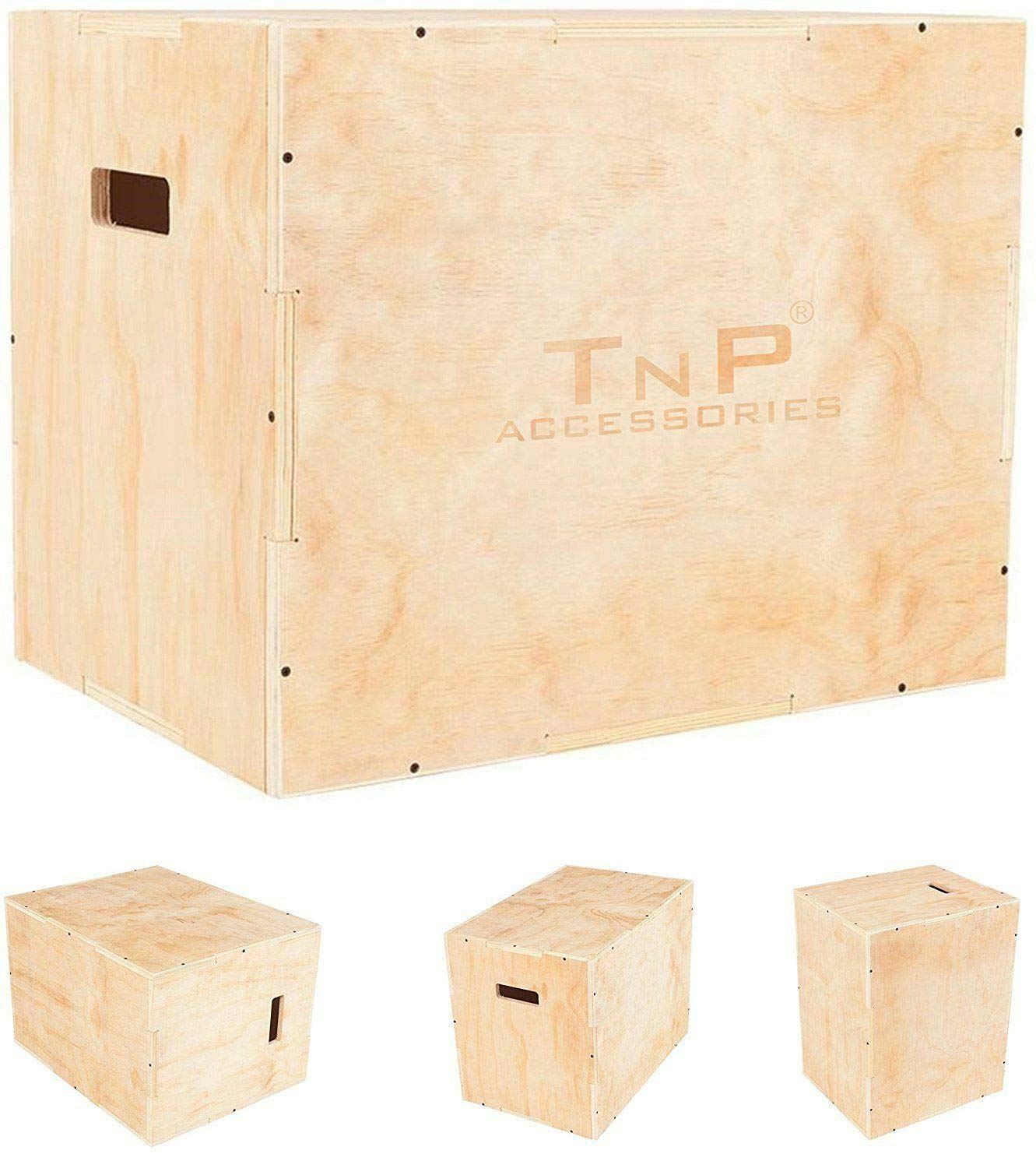 TnP Distribution Wooden Plyometric Plyo Jump Box Jumping Boxes Step