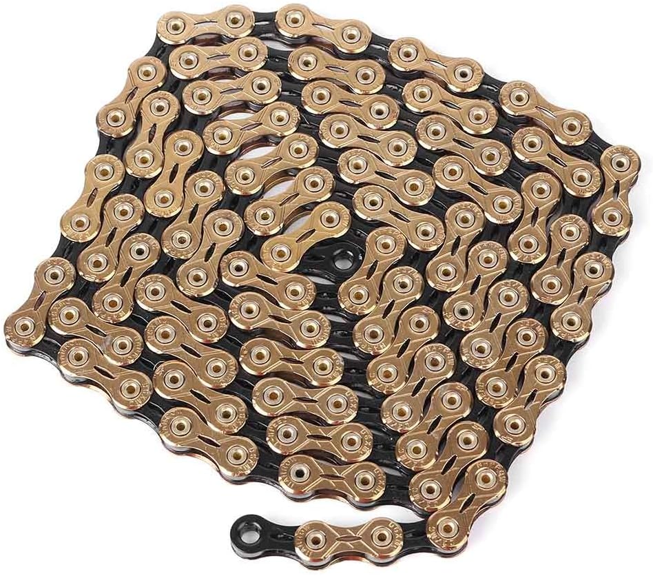 Beautylady 11 Speed Diamond MTB Chain Full Hollow 116 Link Bike Chain Fit for Shimano SRAM Campagnolo 11s/22s/33s
