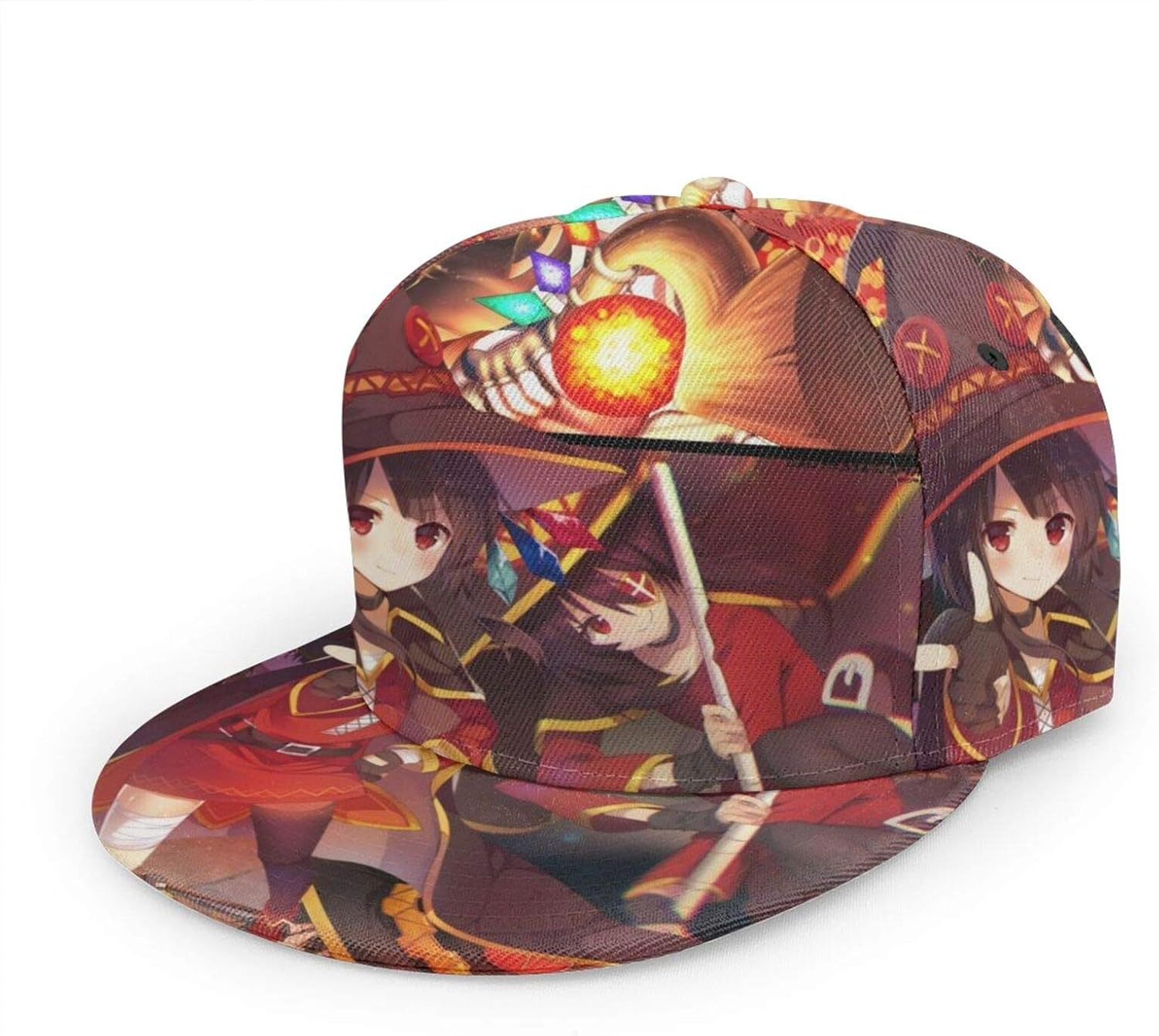 Lorieciosen Men Konosuba Megumin Cap Colorful Adjustable Baseball Caps ...