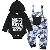 NZRVAWS Newborn Baby Boy Clothes Infant Boy Clothing Hoodie Sweatshirt Long Pants Outfit Set Fall Winter 0-18M
