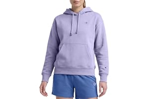 Champion Women's Pullover Fleece Hoodie, Loose Fit, Midweight, C Logo, Available in Regular and Plus
