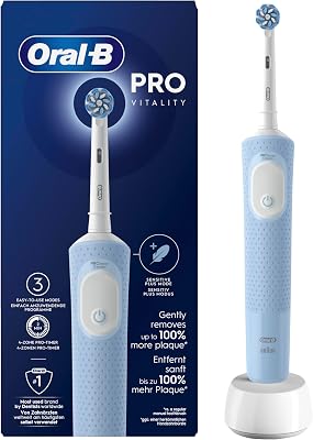 Vitality Pro Cepillo de Dientes Eléctrico con 1 Cabezal, Azul