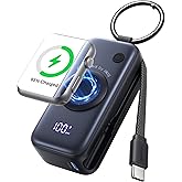 INIU SnapGo Mini Portable Charger, Power Bank for Apple Watch and iPhone, 5000mAh 20W PD Fast Charging Flight-Safe Travel Essential Battery Pack for Apple Watch Ultra 11 10 9 8 SE, iPhone Air 17 16 15