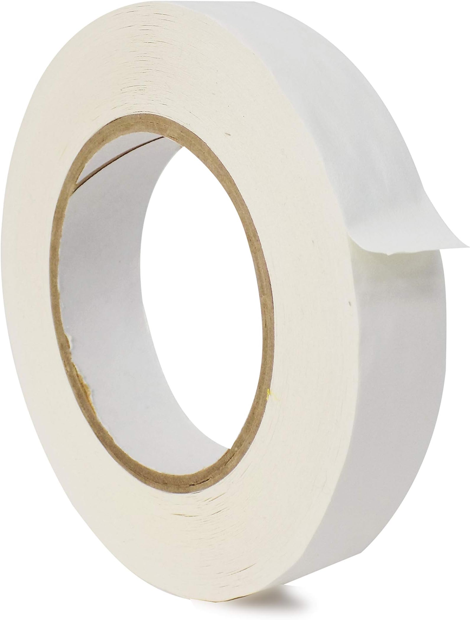 WOD CFTC6 Console Artist Tape Made in USA White, 1 inch x 60 yds. Flatback Paper Marking/Labeling Tape Residue Free, for Watercolor Paper to Prevent Tearing