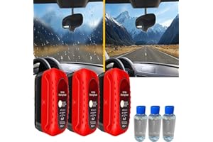 CAPEDIEM Glass Cleaning Board,Glass Coating for Windshield,Universal Anti-rain Fog Cleaning Glass Brush with Remover,for All Vehicles Lmproves Clarity and Visibility (3pcs)