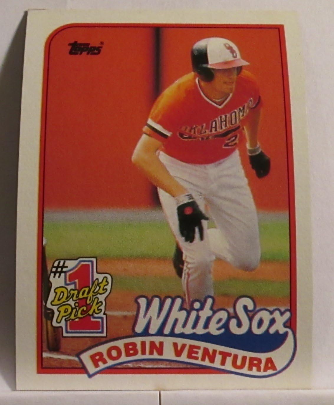 ROBIN VENTURA 1 DRAFT PICK 1989 TOPPS BASEBALL CARD 764 at Amazon's